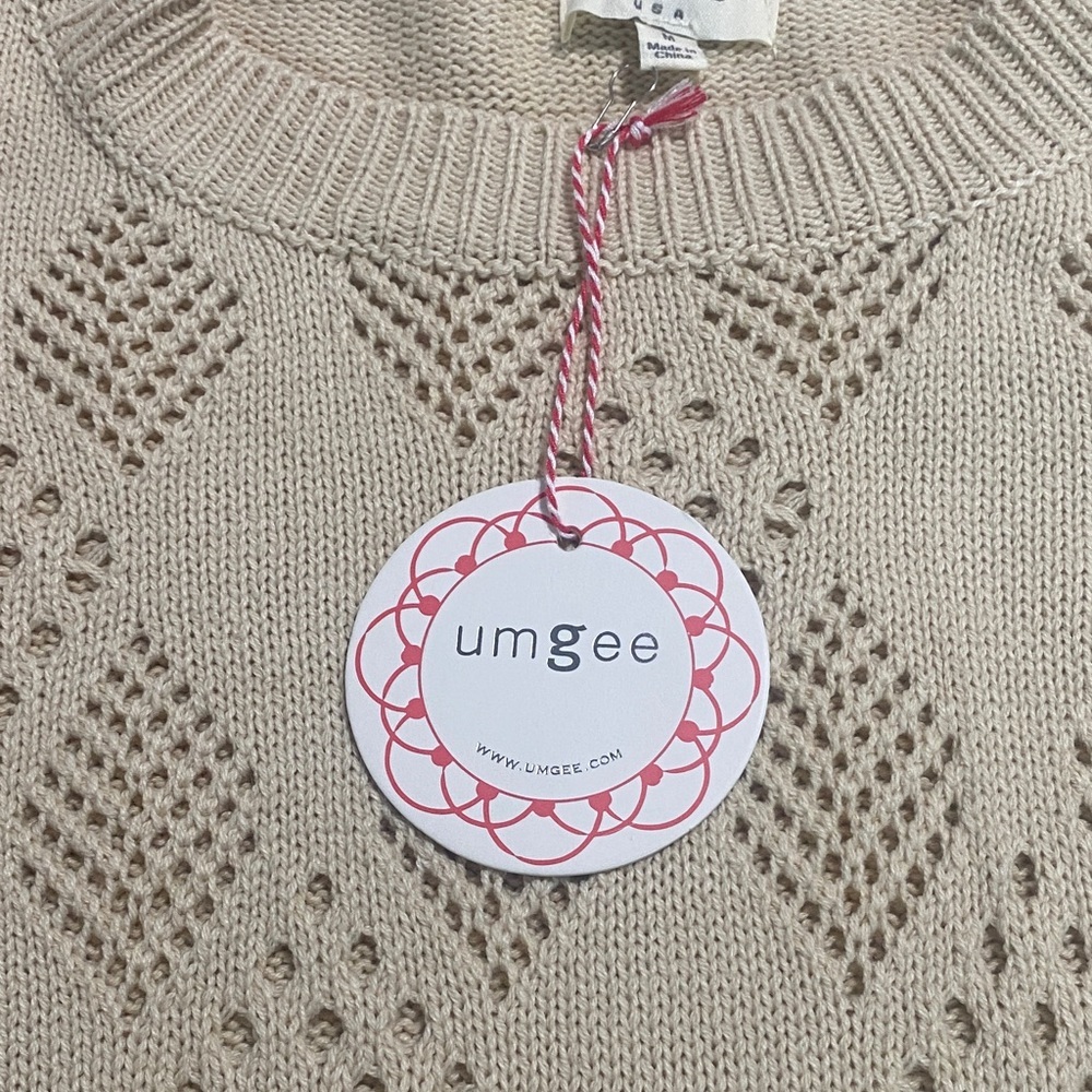 Umgee Beige Diamond Knit Sweater - Picture 7 of 13